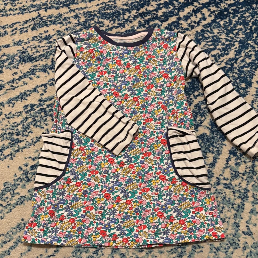 Floral and Striped Kids Shirt